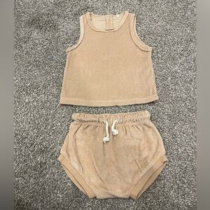 Quincy Mae Terry Tank and Shorts Set